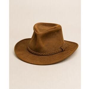 Minnetonka Genuine Leather Western Cowboy Hat – Medium